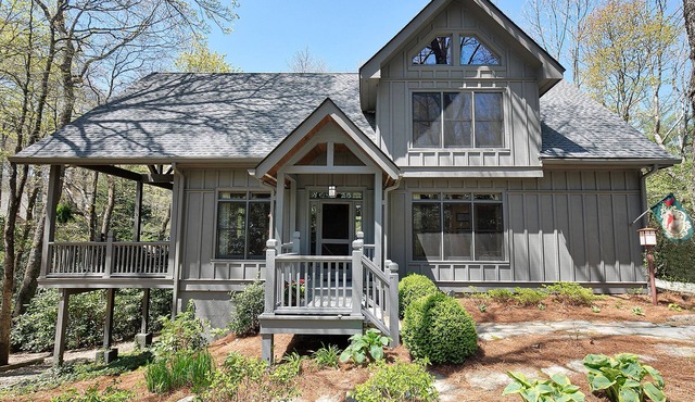 Well-appointed home moments from award-winning Lake Toxaway Country Club.