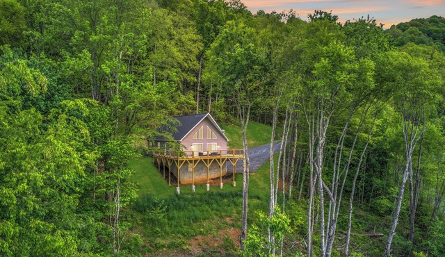 WNC Retreat Views Hot Tub Hiking Games