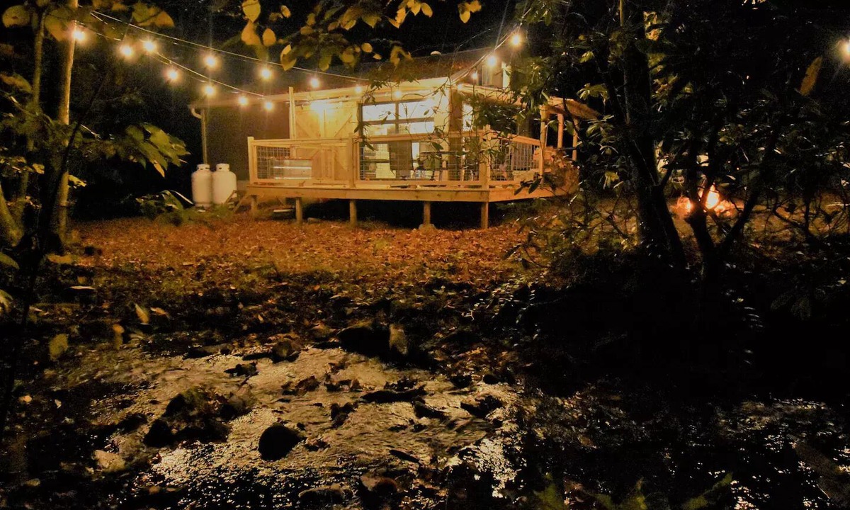 Clyde Cabin | Off-Grid, Creekside Cabin in NC Mountains