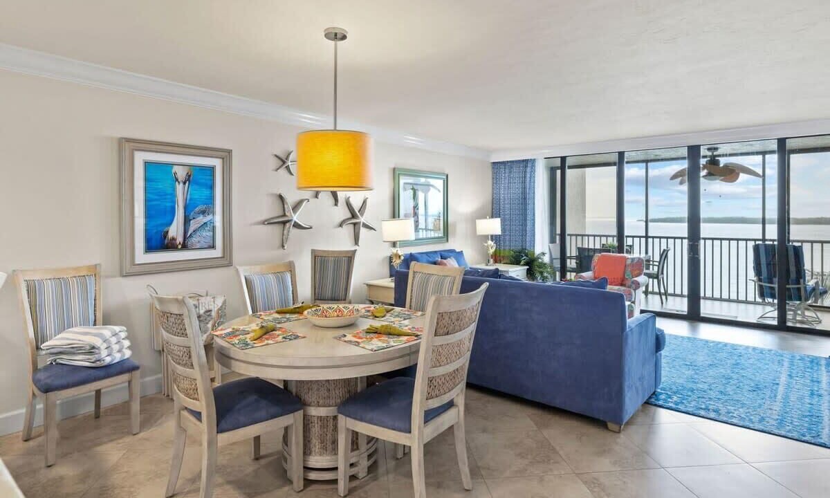 Punta Rassa Apartment | Gorgeous Residence with Panoramic Ocean Views and Secluded Beach- Pool Open!