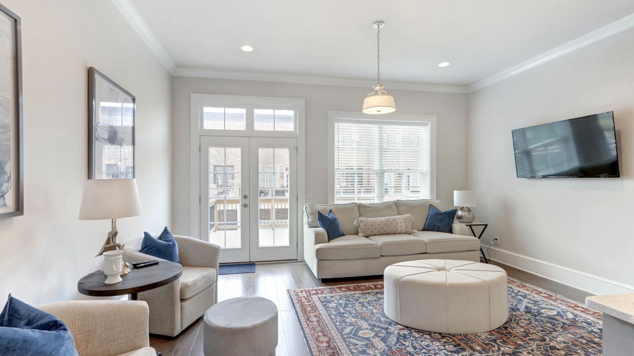 Photo of Livingroom in Hitch Village - Fred Wessels Homes