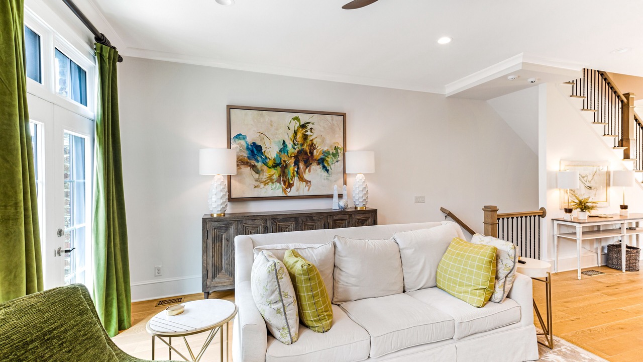 Photo of Livingroom in Hitch Village - Fred Wessels Homes