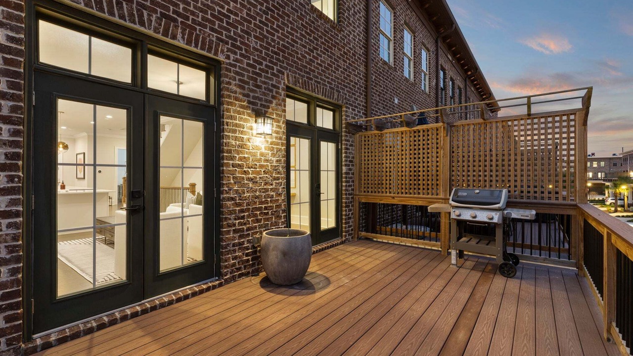 Photo of Patio Balcony in Hitch Village - Fred Wessels Homes