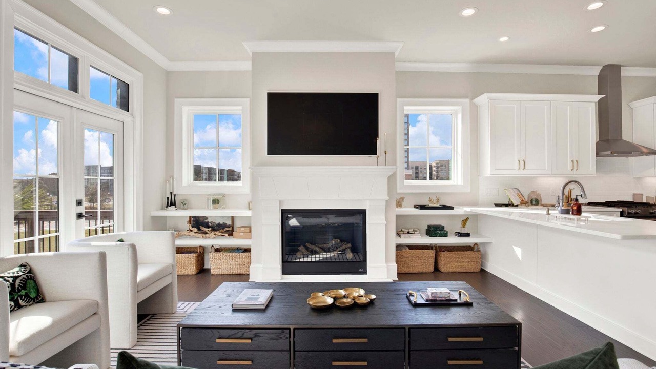 Photo of Livingroom in Hitch Village - Fred Wessels Homes