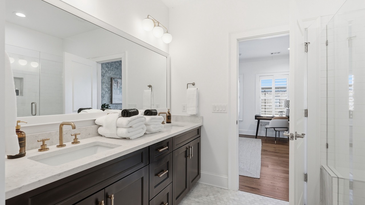 Photo of Bathroom in Hitch Village - Fred Wessels Homes