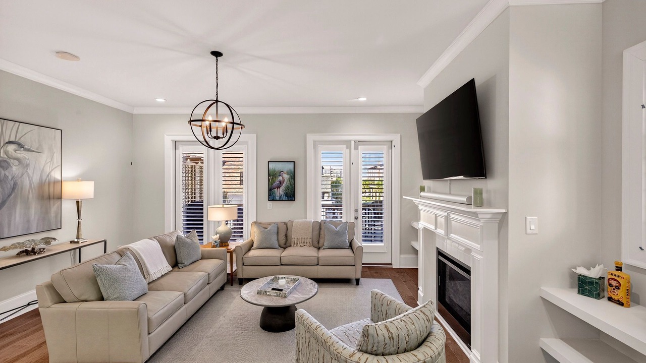 Photo of Livingroom in Hitch Village - Fred Wessels Homes