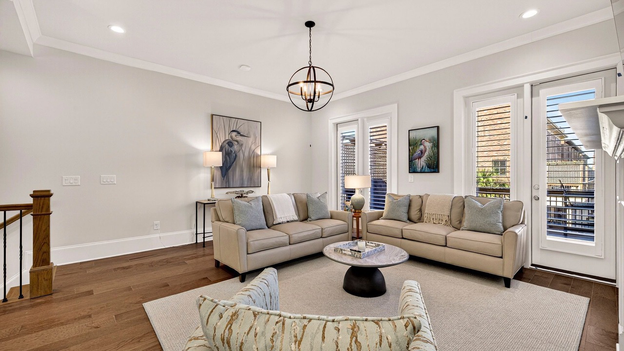 Photo of Livingroom in Hitch Village - Fred Wessels Homes