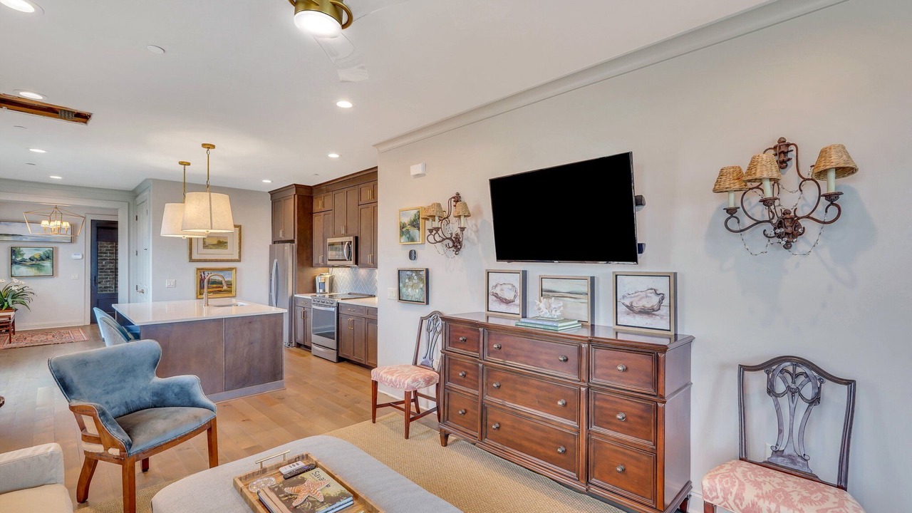 Photo of Livingroom in Hitch Village - Fred Wessels Homes