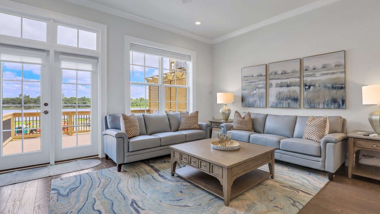 Photo of Livingroom in Hitch Village - Fred Wessels Homes