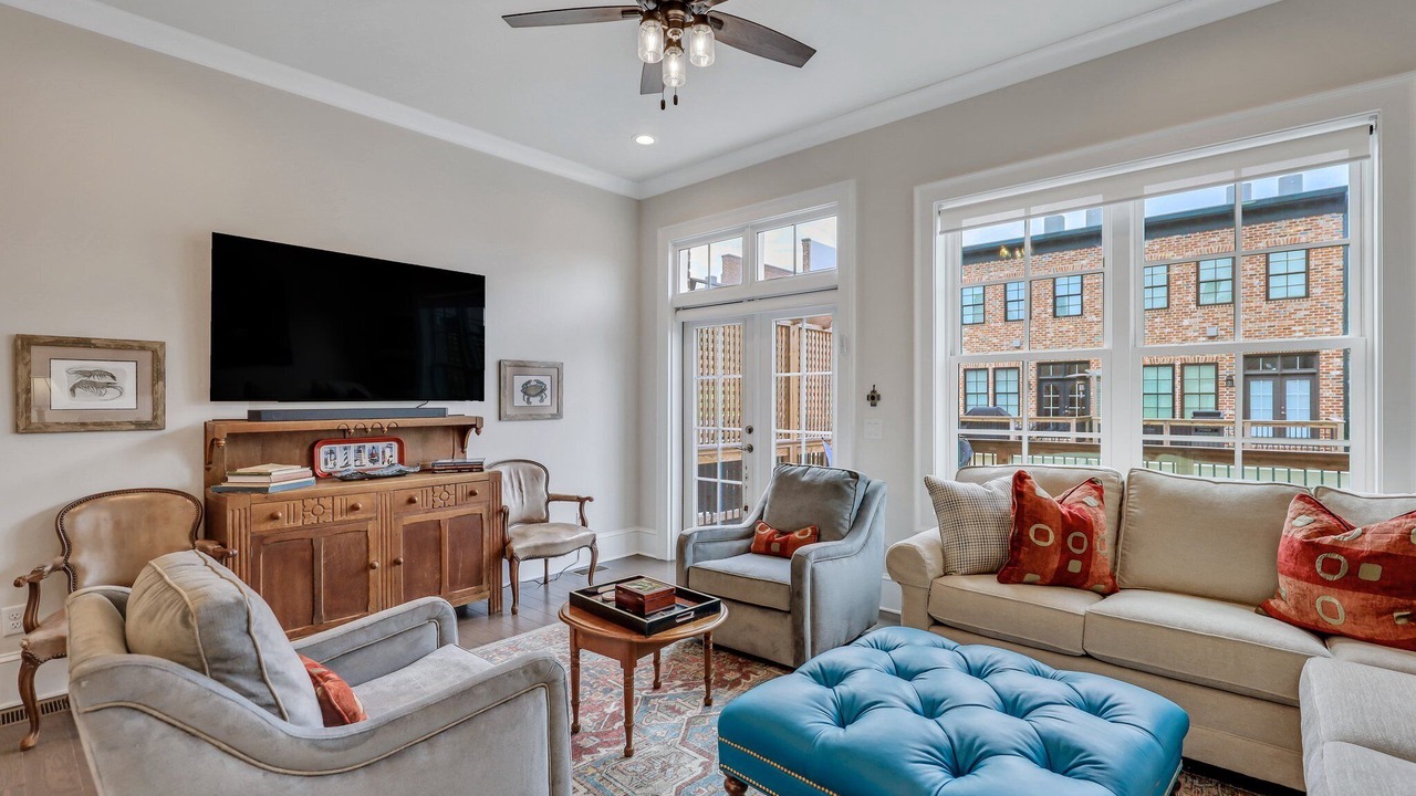 Photo of Livingroom in Hitch Village - Fred Wessels Homes