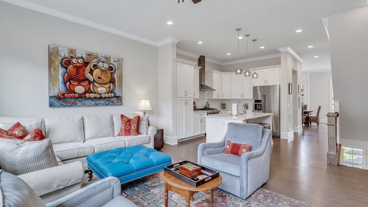 Photo of Livingroom in Hitch Village - Fred Wessels Homes