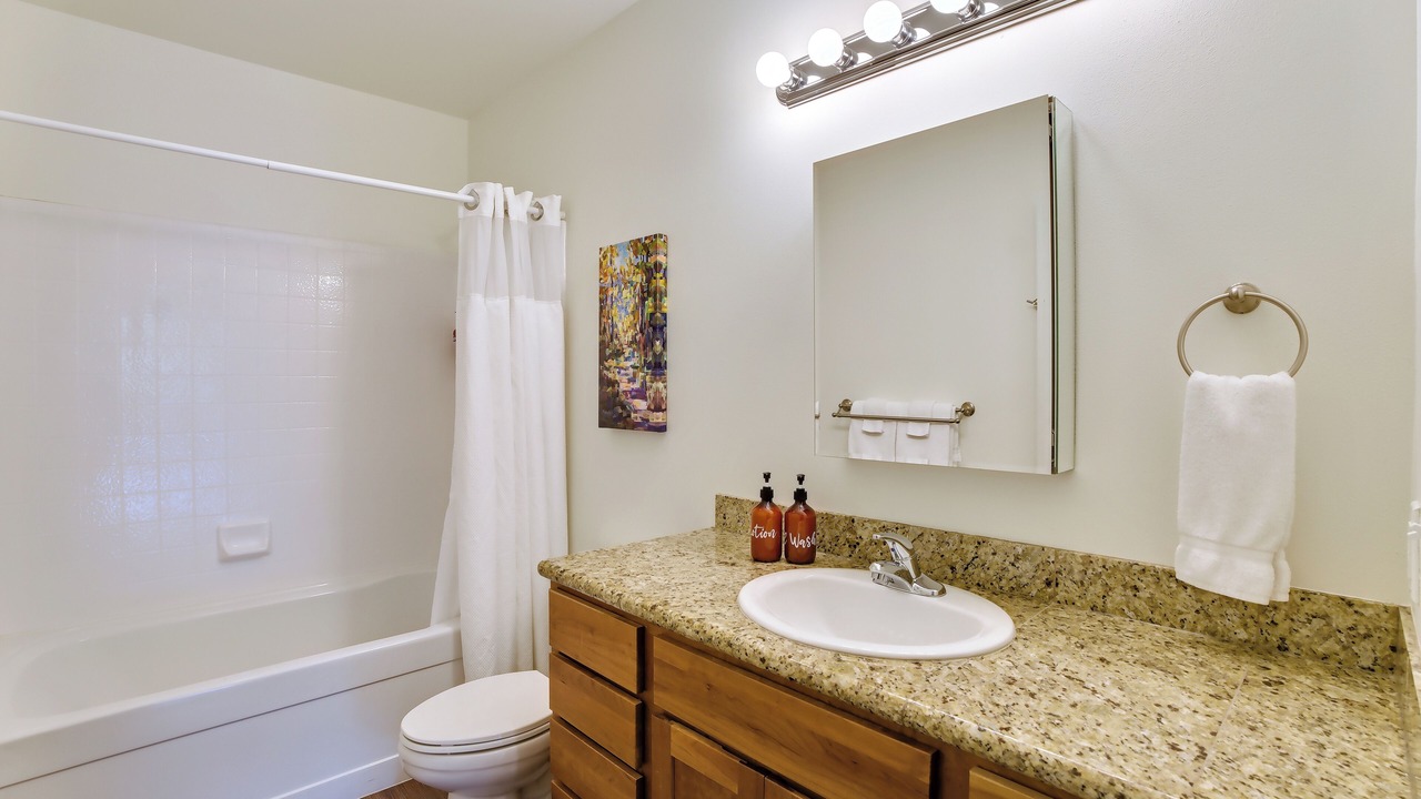 Photo of Bathroom in Downtown Leavenworth