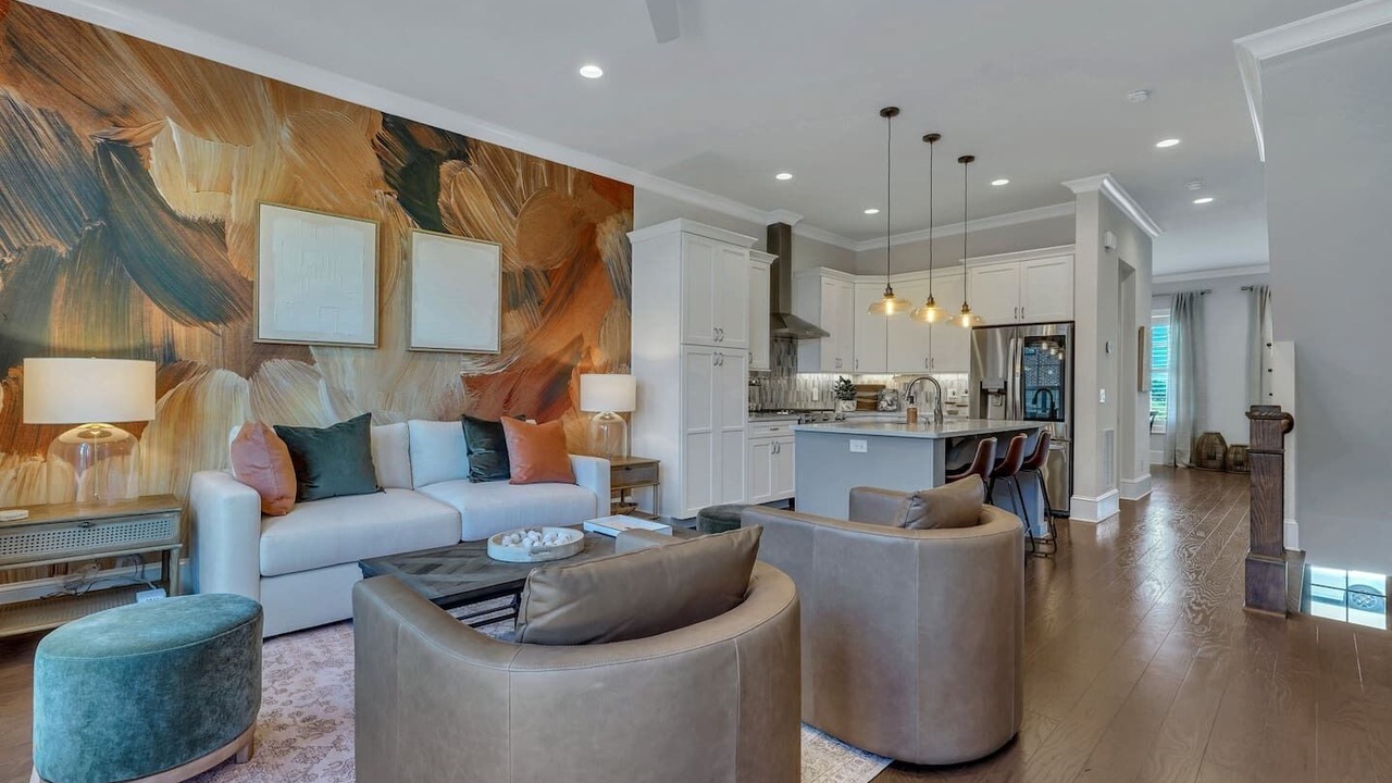 Photo of Livingroom in Hitch Village - Fred Wessels Homes