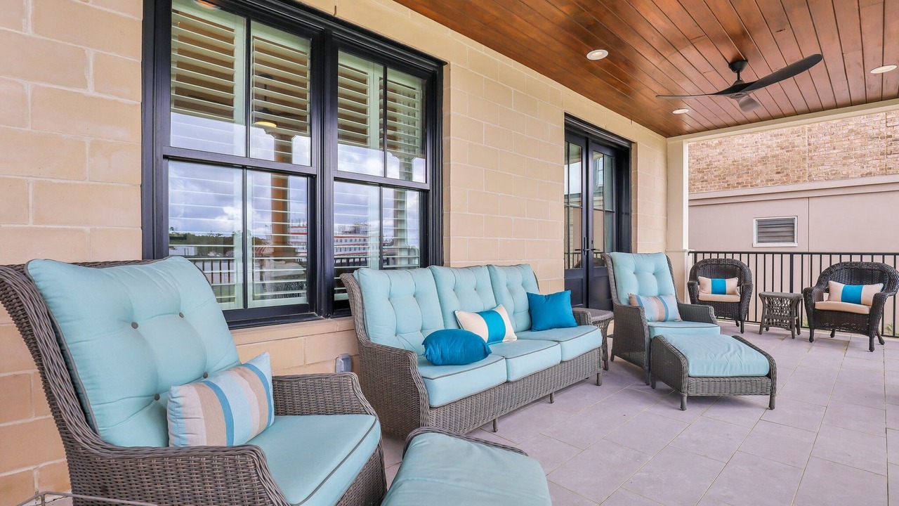 Photo of Patio Balcony in Hitch Village - Fred Wessels Homes