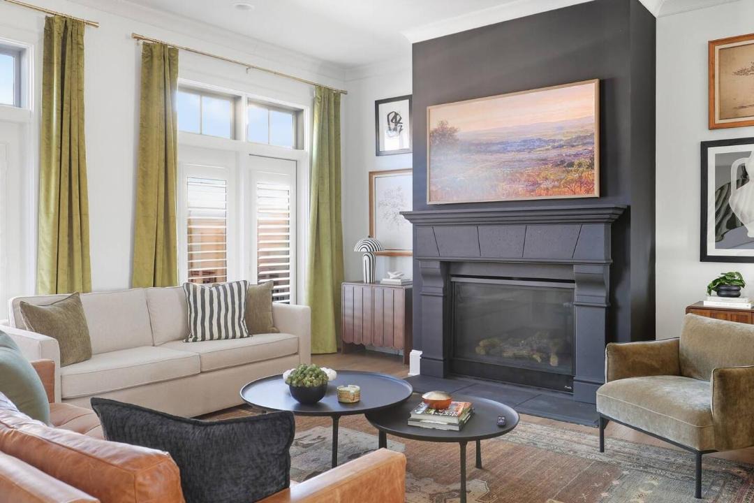 Photo of Livingroom in Hitch Village - Fred Wessels Homes