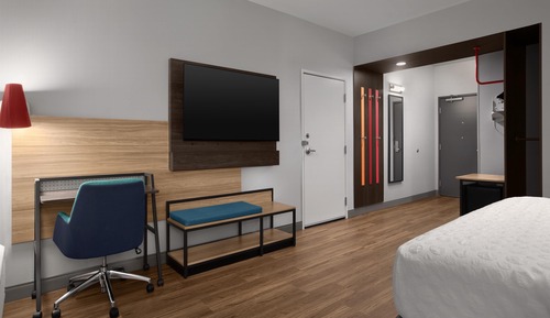 Room, 1 King Bed, Accessible (Mobility & Hearing, Roll-in Shower)