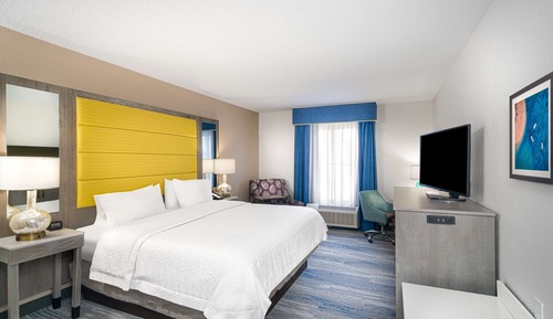 One King Bed, Non-Smoking, Roll In Shower