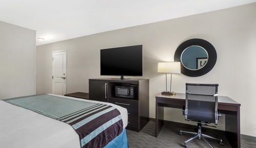 Standard Room, 1 King Bed, Non Smoking, Refrigerator & Microwave