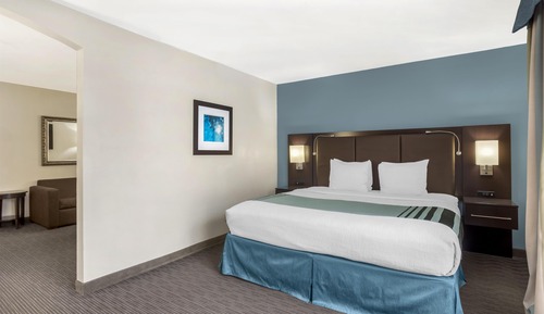 Suite, 1 King Bed, Non Smoking, Refrigerator & Microwave (Shower Only;Separate Living Room)