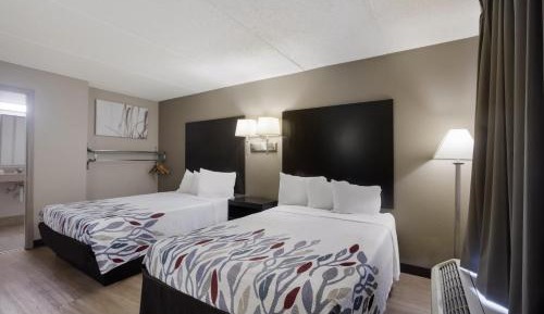 Deluxe Room with Two Full Beds Disability Access Roll-In Shower Non-Smoking