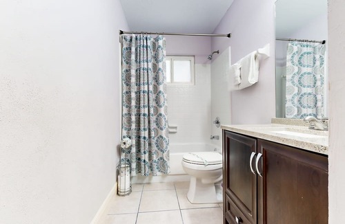 Arlington House | Charming retreat with a large patio, yard & central AC