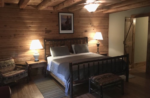 Spruce Pine Cabin | Cozy Mountain Cabin with pond one mile from the Blue Ridge Parkway