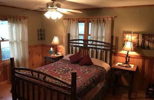 Unaka Cabin | Pet friendly 2br/2ba cabin with hot tub on Rushing Trout Stream!