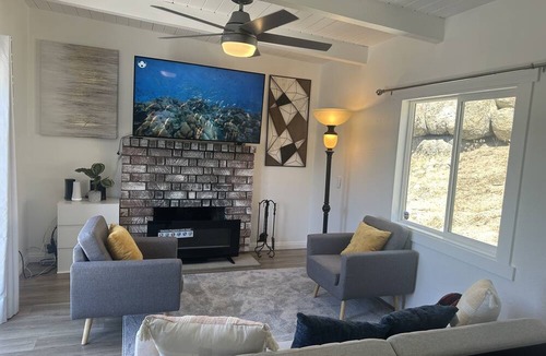 Arrowbear Lake House | Entire Home between Big Bear and Arrowhead Lake in Arrowbear on top of a hill.