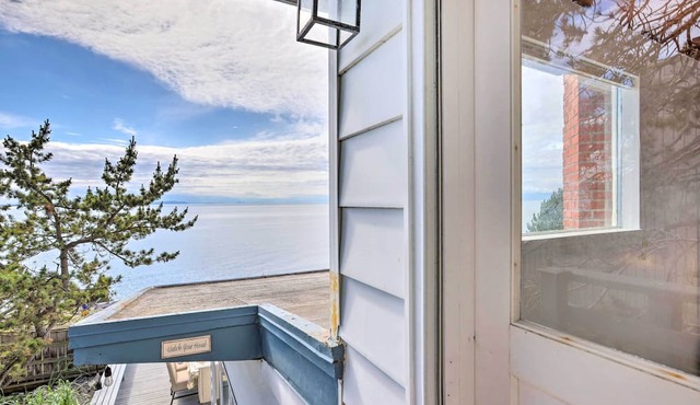 Waterfront Ferndale Home: Deck + Beach Access