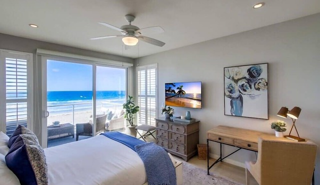 PENTHOUSE SKY SUITE * 55' Ocean Front * 4 Decks