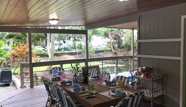 Private home across the street from the beach. Minutes from downtown Hilo in Hilo