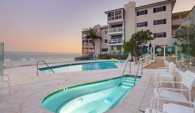 Oceanfront Gem w/Balcony, Pool, Hot Tub & Carbon Beach Access | Bluewater Haven