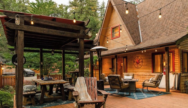 Southfork Serenity Enchanting Riverfront Cabin with Large Deck - Pet-Friendly!