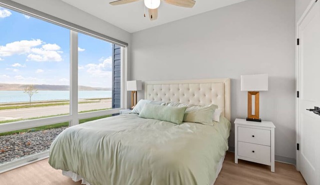 Condo with stunning views of Lake Pepin Unit 104 in Lake City