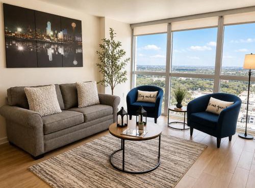 Luxury Skyline Views Pool Walk to Dining